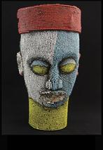 Imposant terracotta “Bamileke beaded head”, Ophalen