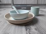 Nattou silicone kinderservies 4-delige anti-slip maaltijdset, Ophalen of Verzenden, Zo goed als nieuw, Overige typen