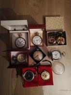 Pracht antique zakuurwerken uit verzameling, Handtassen en Accessoires, Horloges | Antiek, 1930 tot 1960, Overige merken, Overige materialen