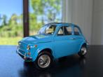 Fiat 500 L Year 1968 light blue 1:18 Minichamps, Ophalen of Verzenden, Zo goed als nieuw, Auto, MiniChamps