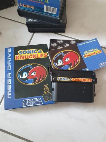 Megadrive - Sonic & Knuckles beschikbaar voor biedingen