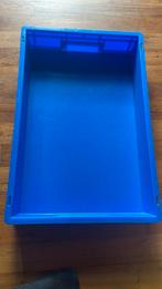 Bac de couleur bleu en pvc solide, Doe-het-zelf en Bouw, Kratten en Dozen, Ophalen, Zo goed als nieuw