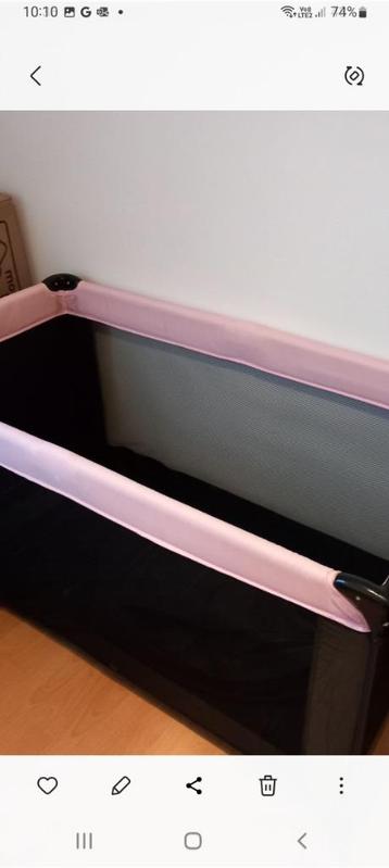Reisbedje roze beschikbaar voor biedingen