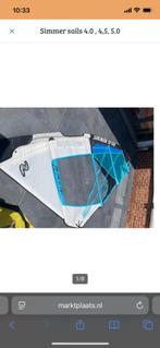 Windsurf zeilen, Watersport en Boten, Windsurfen, Ophalen, Minder dan 250 cm, Minder dan 5 m², Complete set