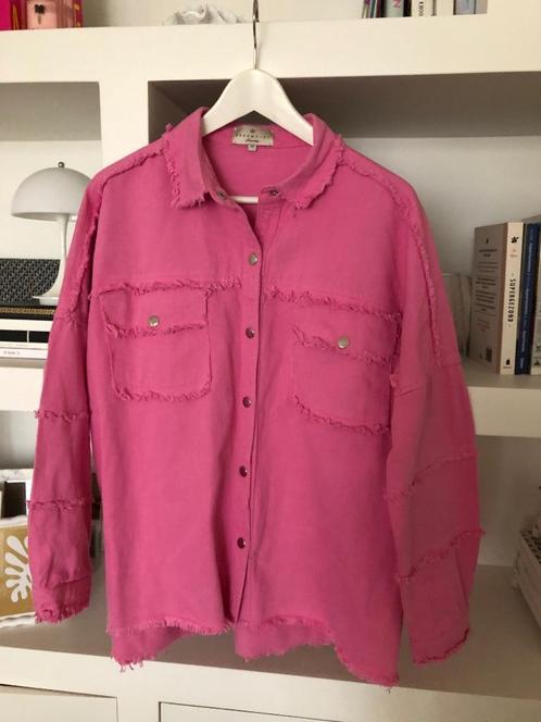 Essentiel Antwerp jeans hemd / vest / blouse, Vêtements | Femmes, Pulls & Gilets, Comme neuf, Taille 38/40 (M), Rose, Enlèvement ou Envoi