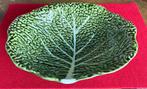 TORLI Saladeschaal met koolblad - Ceramic Portugal, Huis en Inrichting, Keuken | Servies, Keramiek, Ophalen of Verzenden, Zo goed als nieuw
