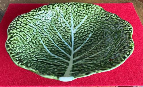 TORLI Saladeschaal met koolblad - Ceramic Portugal, Huis en Inrichting, Keuken | Servies, Zo goed als nieuw, Kom(men), Boerenbont
