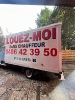 Location tout type de camionettes La Louvière 0496423950, Diensten en Vakmensen, Verhuizers en Opslag