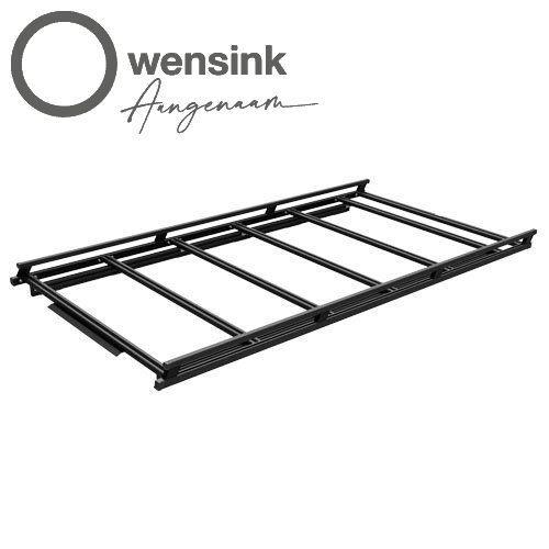 Imperial Zwart aluminium Ford Transit Custom 2023+, Auto diversen, Dakdragers, Gebruikt, Ophalen of Verzenden