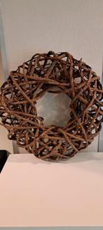 Nieuwe landelijke houten krans kleur bruin !, Huis en Inrichting, Woonaccessoires | Kransen, Ophalen of Verzenden, Nieuw