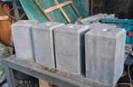 Sokkels in blauwe hardsteen, Doe-het-zelf en Bouw, Metselstenen, Ophalen, Nieuw