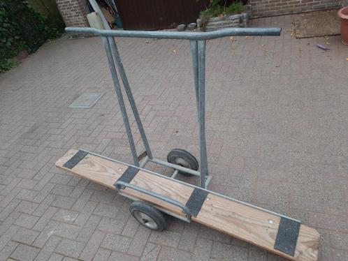 Zeer sterke platentransportkar., Doe-het-zelf en Bouw, Transportwagens, Gebruikt, Transportkar, Ophalen of Verzenden