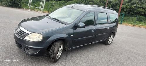DACIA LOGAN BREAK 2009+7 PL+VOORZIEN VAN GAS+ONDERHOUD BIJ 9, Auto's, Dacia, Bedrijf, Logan, Lichtmetalen velgen, Radio, Trekhaak