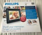 Zwarte digitale 8 inch foto kader van het merk Philips., Audio, Tv en Foto, Foto | Digitale fotokaders, Ophalen of Verzenden, Nieuw