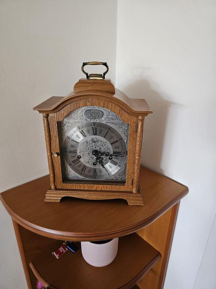 Pendule de cheminée / pendule de table – Leonhard Wolff, Antiek en Kunst, Antiek | Klokken, Verzenden