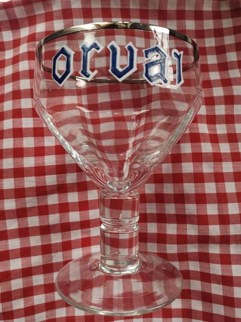 Antiek geëmailleerd glas en verzamelglas van Orval, Verzamelen, Biermerken, Gebruikt, Ophalen of Verzenden