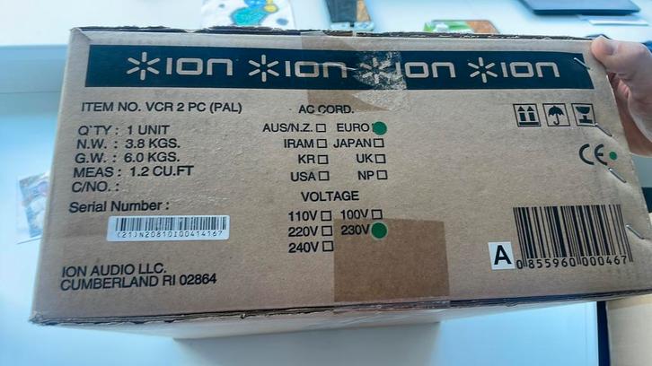 ION Audio VCR 2 PC, Computers en Software, Capture cards, Nieuw, Ophalen