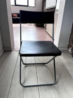 Klapstoel, Huis en Inrichting, Stoelen, Ophalen, Gebruikt, Zwart, Metaal