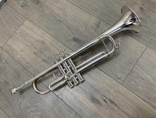 Yamaha YTR4335G verzilverde trompet in zeer goede staat, Muziek en Instrumenten, Blaasinstrumenten | Trompetten, Zo goed als nieuw
