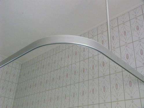 RAIL ALU POUR RIDEAU DE DOUCHE, Doe-het-zelf en Bouw, Sanitair, Gebruikt, Bad, Chroom, Ophalen