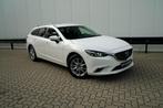 MAZDA 6 2.2 BREAK | FACELIFT | AUTOMAAT | HISTORIEK | BTW, Auto's, 4 cilinders, Leder en Stof, Wit, Bedrijf
