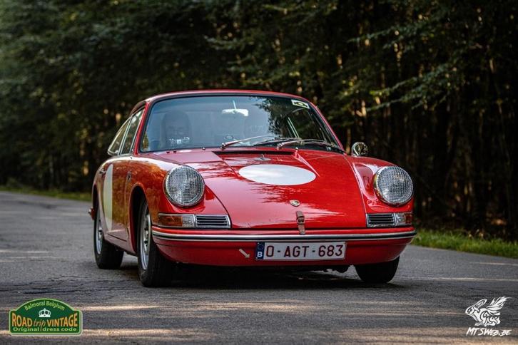 Porsche 912 (911) Outlaw, Auto's, Porsche, Particulier, Benzine, Coupé, Handgeschakeld, Rood, Zwart, Leder, Achterwielaandrijving