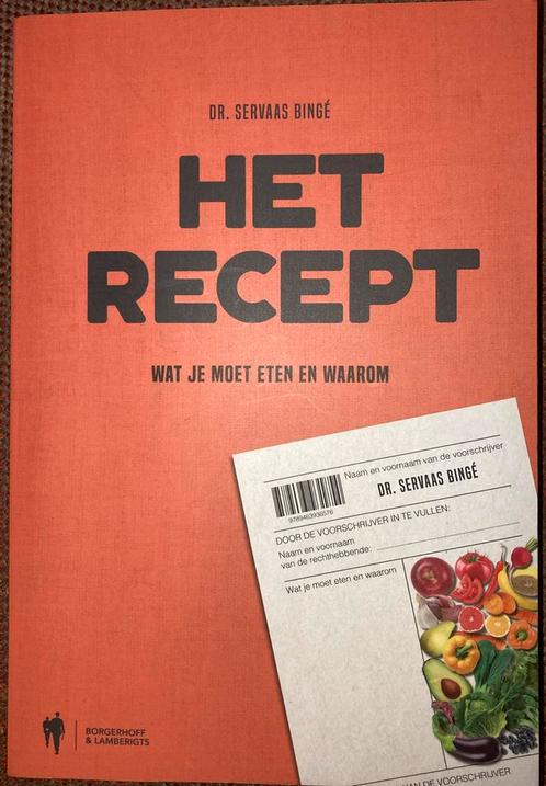 Dr. Servaas Bingé - Het Recept, Boeken, Gezondheid, Dieet en Voeding, Zo goed als nieuw, Ophalen of Verzenden
