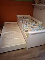 Bed Bopita Jonne, + bedlade, matrassen en uitvalbeschermers., Kinderen en Baby's, Kinderkamer | Bedden, Ophalen, 85 tot 100 cm