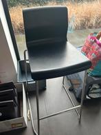 2 barstoelen ikea zwart, Ophalen, Zo goed als nieuw