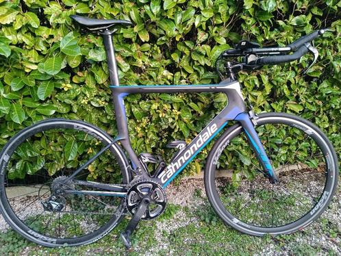 Tijdritfiets Cannondale Slice maat 60, Fietsen en Brommers, Fietsen | Racefietsen, Gebruikt, Heren, 15 tot 20 versnellingen, 28 inch