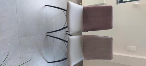 Stoelen Henders en Hazel, Huis en Inrichting, Stoelen, Gebruikt, Metaal, Stof, Ophalen