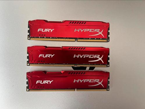 DDR3 mémoire, Kingston Fury HyperX, Kingston and Patriot, Informatique & Logiciels, Mémoire RAM, Comme neuf, Desktop, 16 GB, DDR3