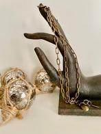 Isabel Marant - armbandje ’trio van kettinkjes” - bronskleur, Ophalen of Verzenden, Zo goed als nieuw, Met bedels of kralen, Overige kleuren