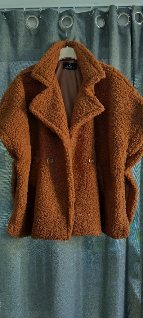 Bodywarmer Teddy TU /NIEUW, Kleding | Dames, Bodywarmers, Nieuw, Maat 42/44 (L), Bruin, Ophalen of Verzenden