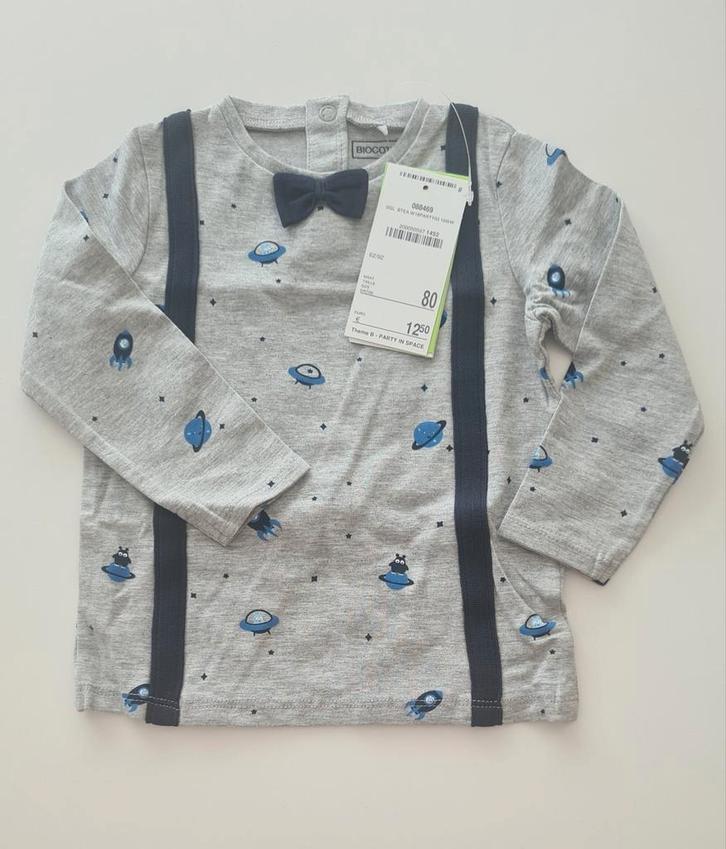 Nieuw jongensshirt JBC maat 80, Kinderen en Baby's, Babykleding | Maat 80, Nieuw, Jongetje, Shirtje of Longsleeve, Ophalen of Verzenden