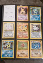 Compleet Pokemon WOTC base set 1999, Ophalen of Verzenden, Gebruikt, Meerdere kaarten, Foil