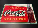 Metalen plaat Coca-Cola, Verzamelen, Merken en Reclamevoorwerpen, Ophalen