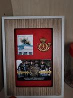 Kader met insigne Bpost / UGent Postzegel en Munt, Enlèvement ou Envoi