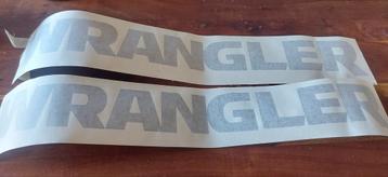 Jeep wrangler stickers 2 stuks beschikbaar voor biedingen