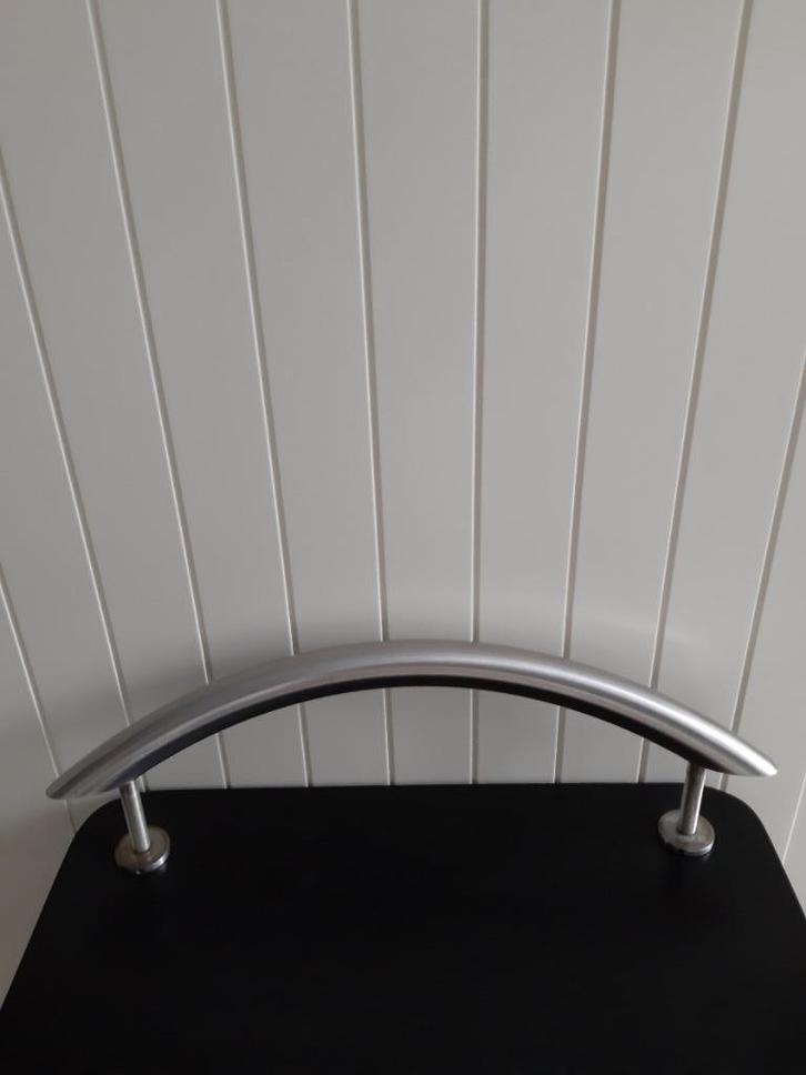 Inox deurtrekker als nieuw, Doe-het-zelf en Bouw, Hang- en Sluitwerk, Zo goed als nieuw, Klink of Kruk, Inox, Ophalen of Verzenden