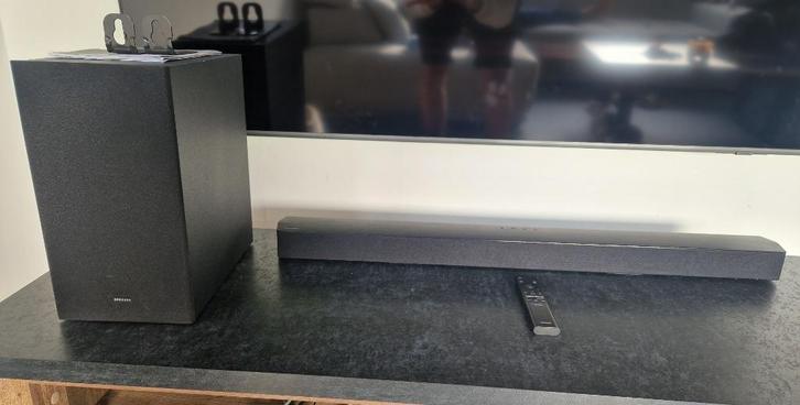 BARRE DE SON + SUBWOOFER Samsung HW-B450, Audio, Tv en Foto, Soundbars, Zo goed als nieuw, Bluetooth, Met externe subwoofer, Ophalen