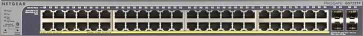 Netgear GS752TP - Gigabit Ethernet, PoE, 48 poorten Switch, Computers en Software, Netwerk switches, Zo goed als nieuw, Ophalen