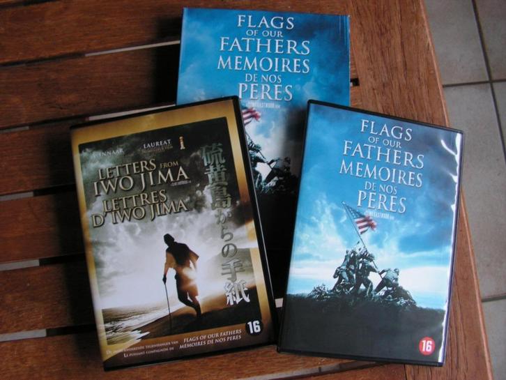 Dvd box met “Flags of our Fathers” en “Letters from Iwo Jima, Cd's en Dvd's, Dvd's | Actie, Zo goed als nieuw, Oorlog, Boxset