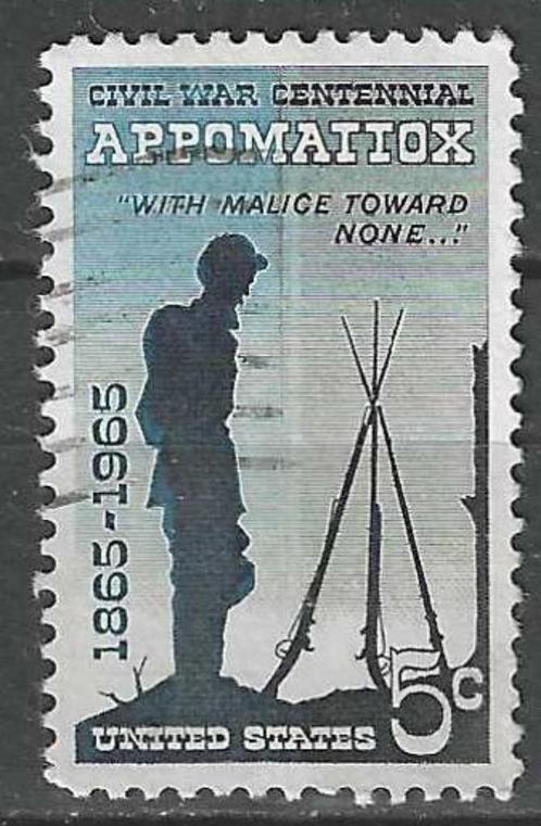 USA 1965 - Yvert 780 - 100 jaar burgeroorlog (ST), Postzegels en Munten, Postzegels | Amerika, Gestempeld, Verzenden