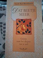 Sarah Ban Breathnach - Dat beetje meer, Boeken, Esoterie en Spiritualiteit, Ophalen of Verzenden, Zo goed als nieuw, Sarah Ban Breathnach