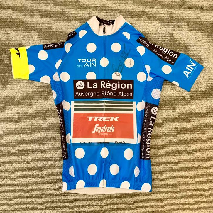 Trek Segafredo Tour de l’Ain 2020 Mountains Jersey Bernard, Sport en Fitness, Voetbal, Zo goed als nieuw, Shirt, Maat XS of kleiner