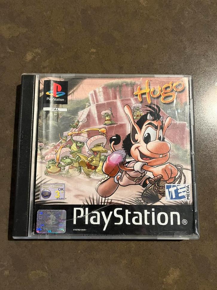 Playstation 1 spel Hugo de zoektocht naar de zonnestenen, Consoles de jeu & Jeux vidéo, Jeux | Sony PlayStation 1, Utilisé, Aventure et Action