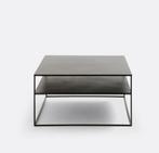 Stoere stalen salontafel „Hiba“, Huis en Inrichting, Ophalen, 50 tot 100 cm, Vierkant, 50 tot 100 cm