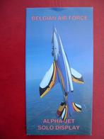 Brochures Belgian Air Force., Boek of Tijdschrift, Ophalen of Verzenden, Zo goed als nieuw