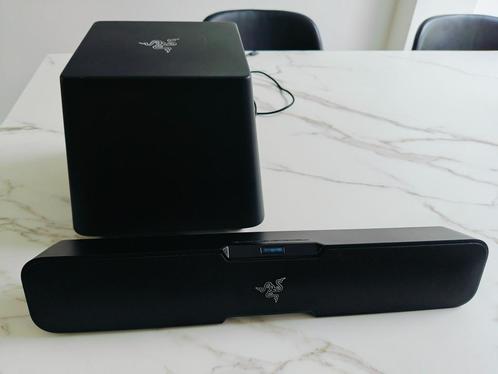 Razer Leviathan 2.1 speaker + subwoofer systeem, Computers en Software, Pc speakers, Gebruikt, Audiokanaal 2.1, Ophalen